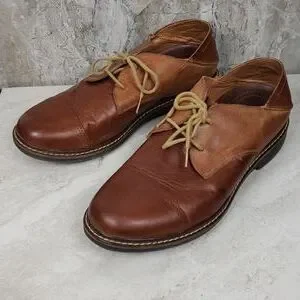 OluKai | Shoes | Olukai Walino Twotone Brown Leather Laceup 